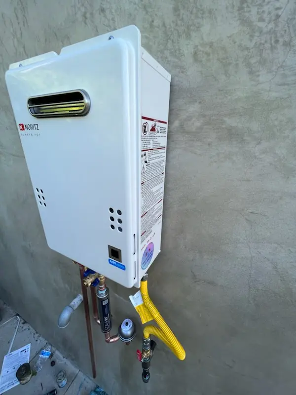 Tankless water heater installation for New Horizons South Bay homes